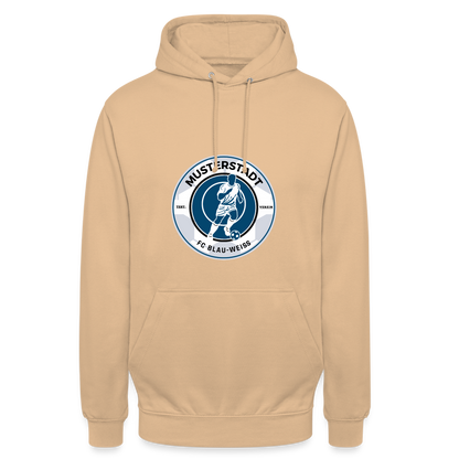 Hoodie mit Logo - Beige