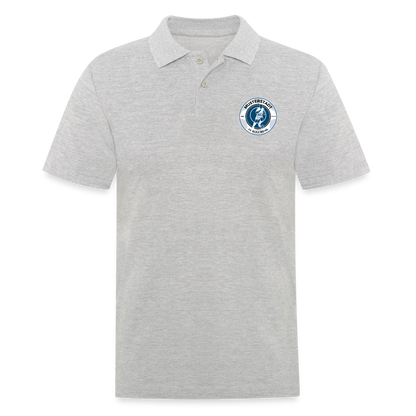 Poloshirt - Grau meliert