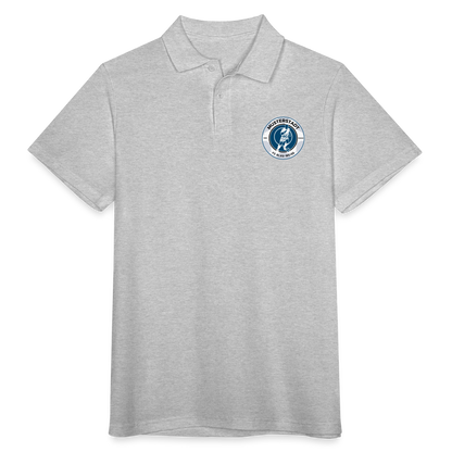 Poloshirt - Grau meliert